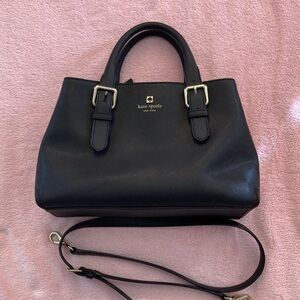 Kate Spade Elegant Cove Street Provence Black Satchel/ Crossbody Bag